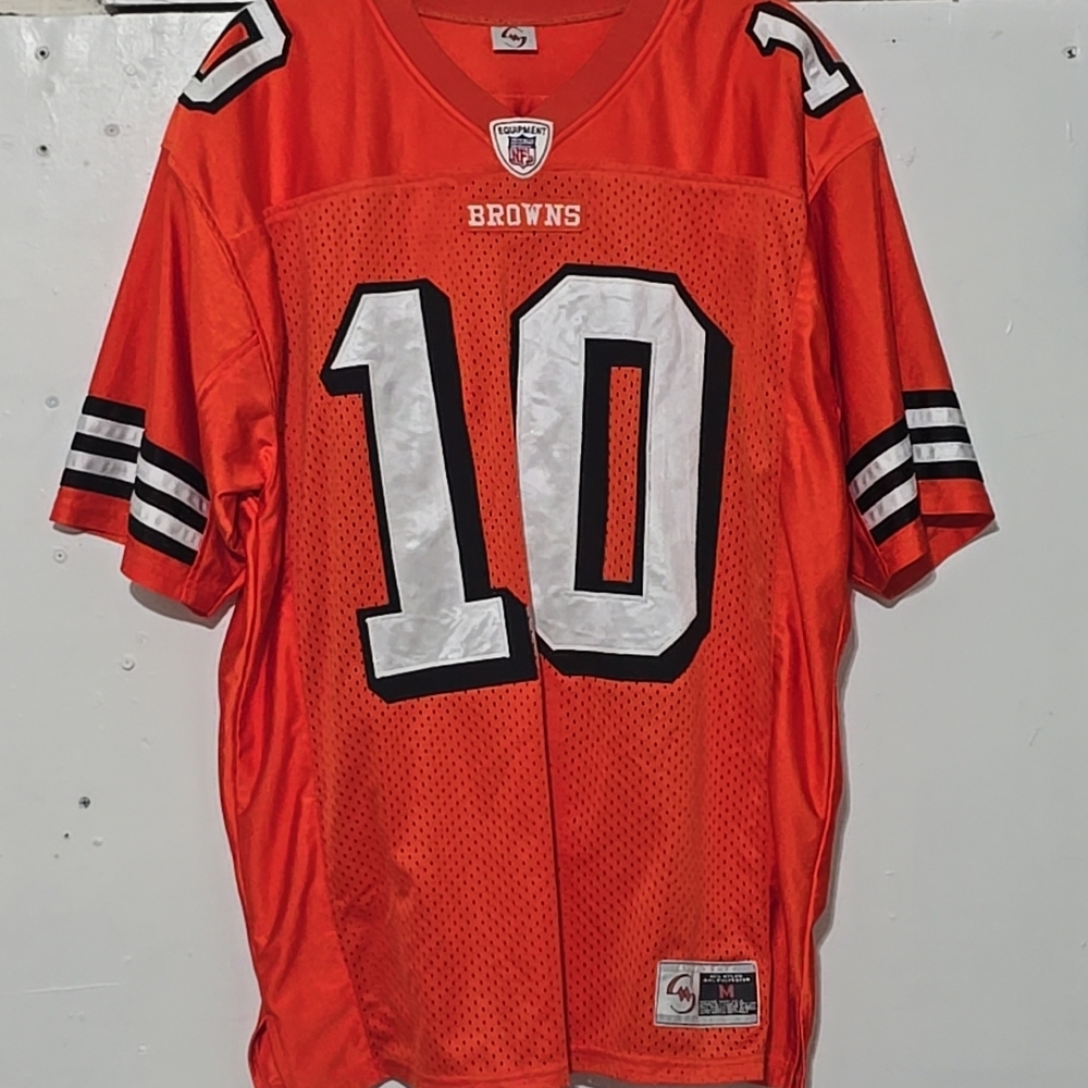 Mr.Wilson Sportswear #10 Quinn Orange Football Jersey Medium
